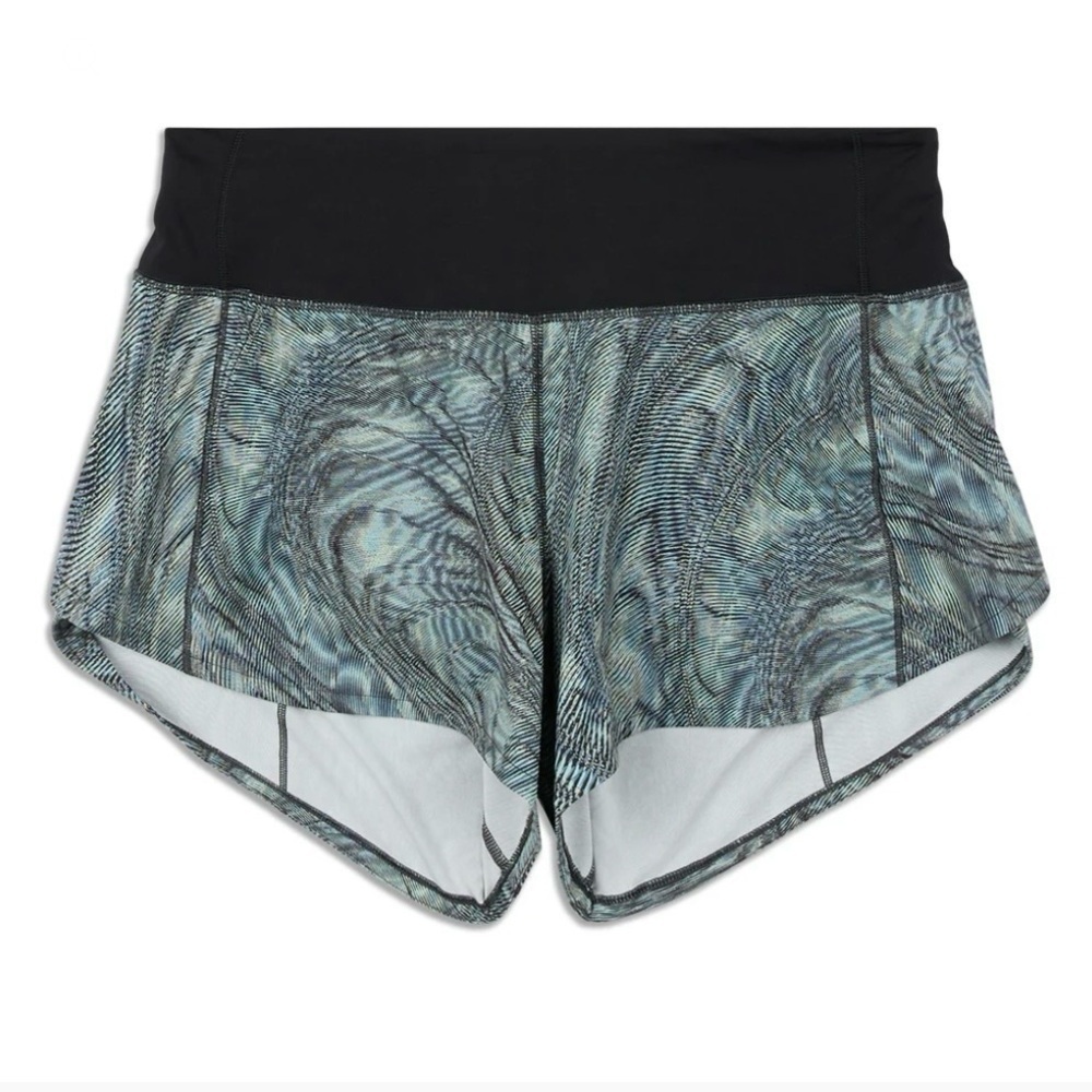 Lululemon Speed Up Mid-Rise
Short 3.5" Dimensional Icing Blue Multi / Bl…